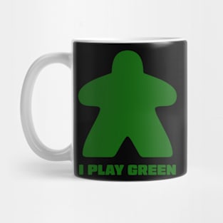 Meeple - I Play Green Mug